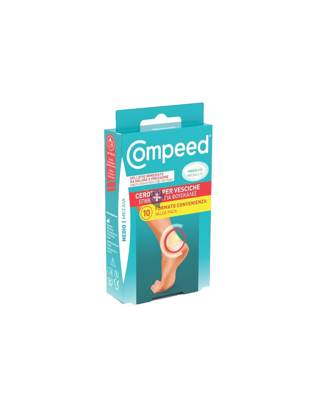 Compeed Cerotti Vesciche Medio10pz