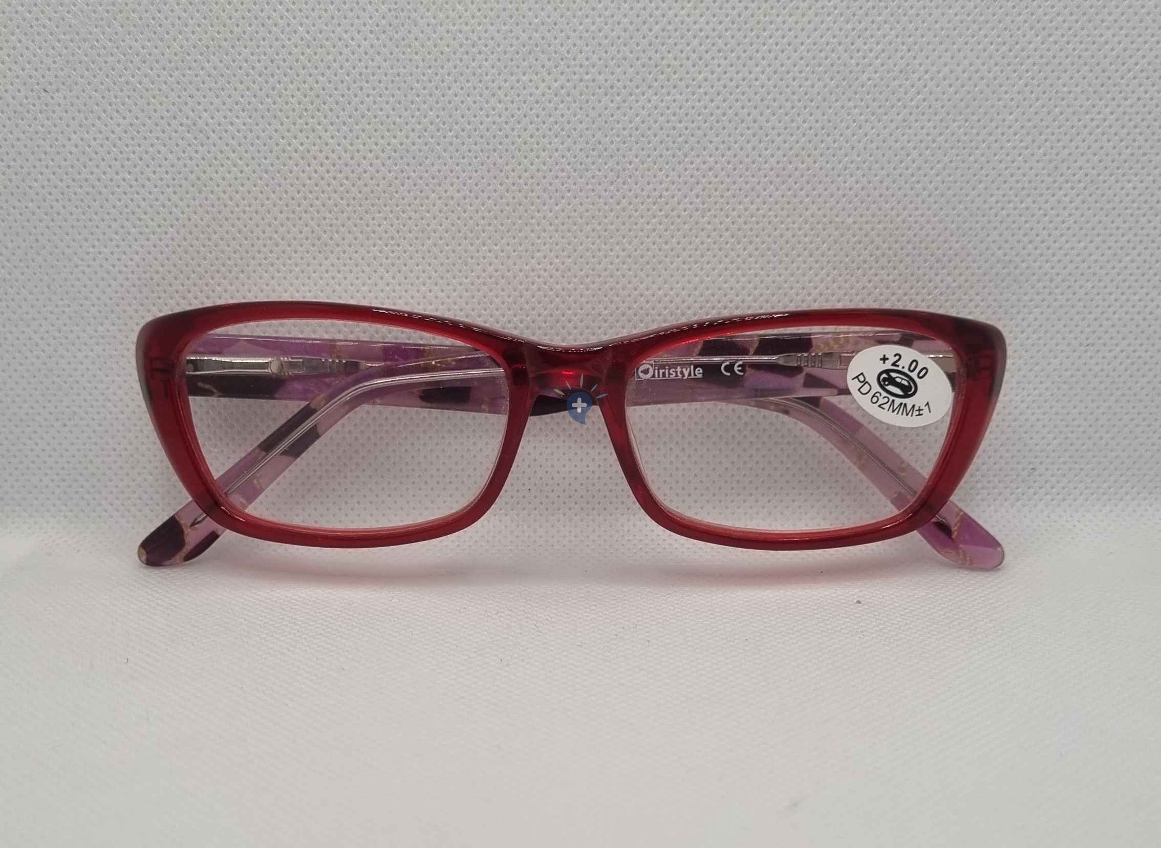 Iristyle Occhiali Sixties Red 2,00