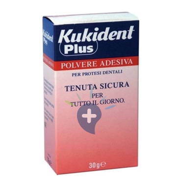 Kukident Linea Protesi Dentali Plus Tenuta Sicura Polvere Adesiva 30 g
