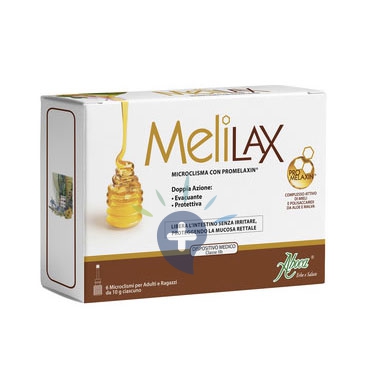 Aboca Integratori Linea Benessere Intestinale Melilax Adulti 6 Microclismi