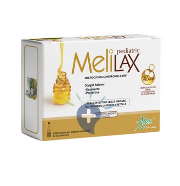 Aboca Integratori Linea Benessere Intestinale Melilax Pediatrico 6 Microclismi