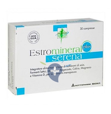 Estromineral Linea Menopausa Serena Plus Integratore Alimentare 30 Compresse