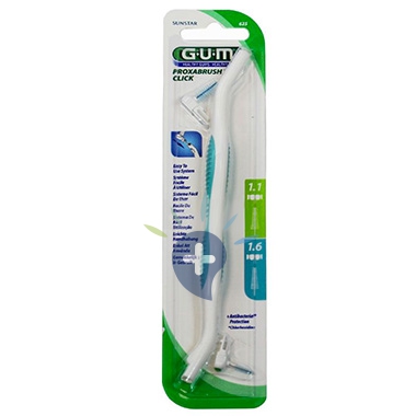 GUM Linea Igiene Dentale Quotidiana Proxabrush 605 Manico Scovolino in Plastica