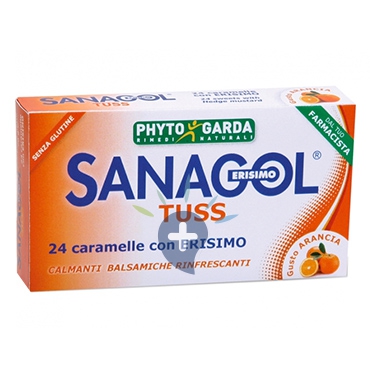 Phytogarda Linea Rimedi Naturali Sanagol Tuss Erisimo Caramelle Gusto Arancia