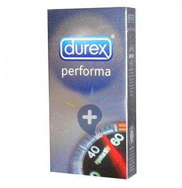 Durex Linea Performa Ritardante Forma Classica Confezione con 6 Profilattici