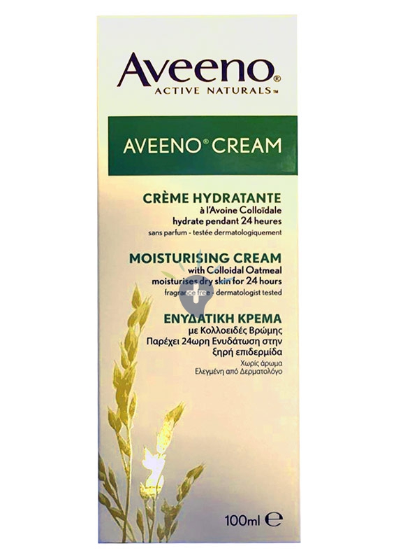 Aveeno Linea Cura Quotidiana della Pelle Crema Idratante Viso e Corpo 100 ml