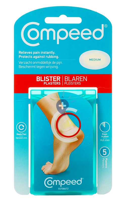 Compeed Vesciche 5 Cerotti Medi per Tallone