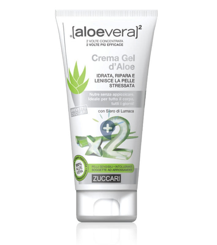 Zuccari Linea aloevera2 Crema Gel d'Aloe Lenitivo Pelle Stressata 150 ml