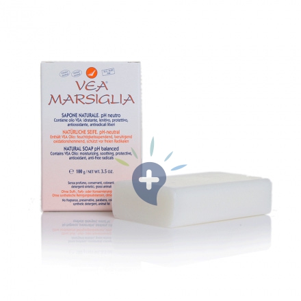 VEA Linea Pelli Sensibili Marsiglia Sapone Naturale Delicato a pH Neutro 100 g