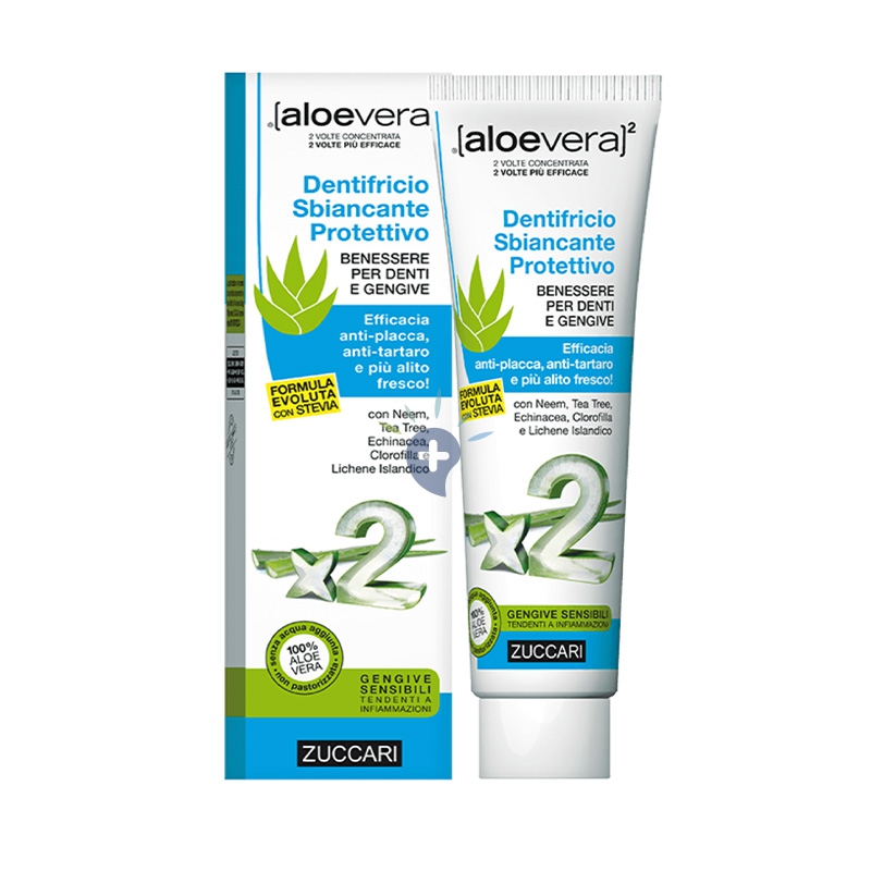 Zuccari Linea AloeVera2 Dentifricio Sbiancante Protettivo 100 ml