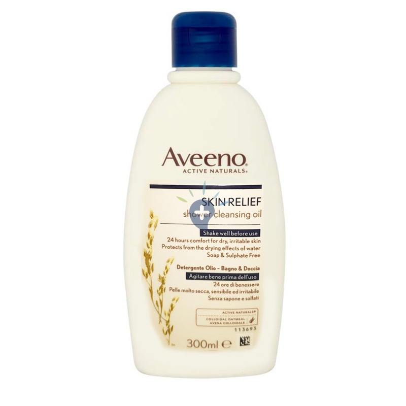 Aveeno Linea Corpo Skin Relief Bagno Doccia 300 ml