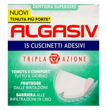 Combe Linea Protesi Dentali Algasiv 15 Cuscinetti Adesivi Protesi Superiore